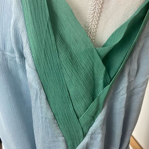 J.Crew silk belted lined shift dress w/ Deco vibe love the green accents 🌷❤️🌺 - Picture 3 of 11